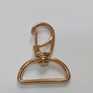 Mosquetão 30mm Dourado