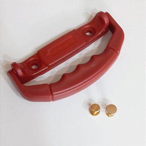 Alça de mão plástica VERMELHO QUEIMADO