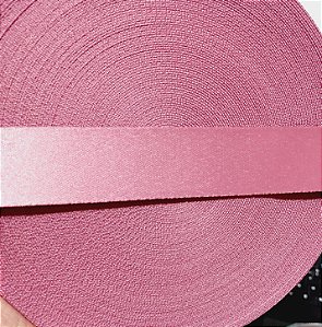 Alça Chic 3cm Rose Acetinada