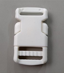 Regulador Fecho Engate de Plástico Branco 2cm (1und)