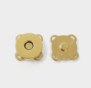 Botão Imantado para Bolsa de Croche 18 Dourado