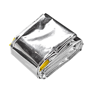 Saco de emergência aluminizado Prata
