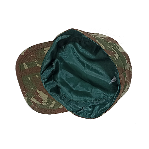 Gorro Camuflado Padrão Exercito Pala Dura Forrado