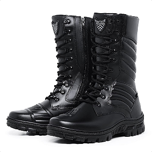 Bota Militar Acero Couro Hunter Preto
