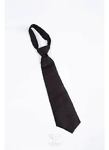 Gravata Masculina Preta - Colégio Militar Preto