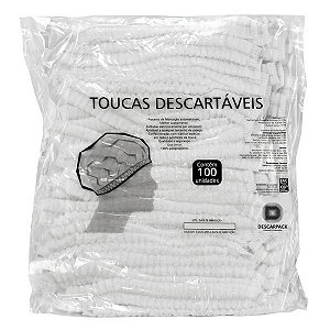 Touca descartável - Descarpack - Pct c/ 100 unid.