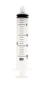 Seringa 20ml L. Lock sem agulha - BD - Unid.