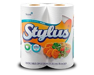 Papel toalha - Stylus - Pct c/ 2 rolos