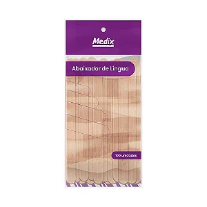Abaixador de língua - Medix - Pct c/ 100 unid.