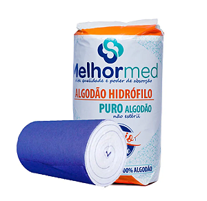 Algodão Hidrófilo 500g - MelhorMed