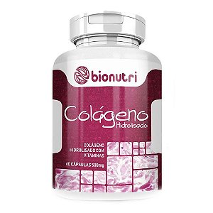Colageno Hidrolisado 60 Caps 500 Mg - Bionutri