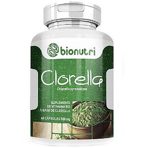 Clorella 60 caps 500 Mg - Bionutri