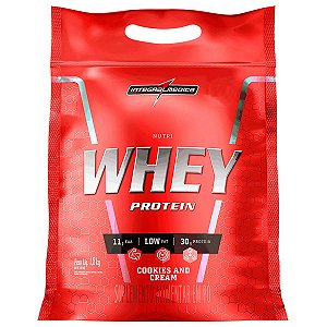 Nutri Whey Concentrado Isolado Proteina Cookies 1,8kg Refil - Integralmedica