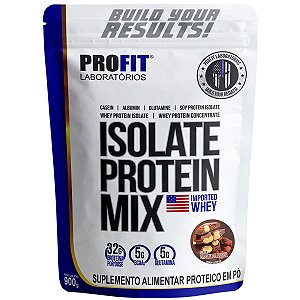 Isolate Protein Mix Concentrado Isolado Creme de Avelã 900g Refil - Profit