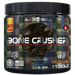 Pre Treino Bone Crusher Blueberry 150g - Black Skull