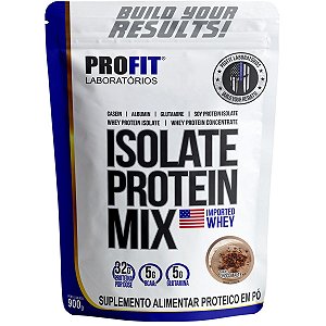 Isolate Protein Mix Concentrado Isolado Chocomalte 900g Refil - Profit