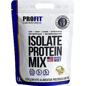 Isolate Protein Mix Concentrado Isolado Torta de Limao 1,8Kg Refil - Profit