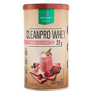CleanPro Whey Protein Frutas Vermelhas 450g - Nutrify