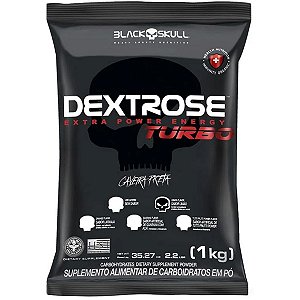 Dextrose Turbo Repositor de Energia Limao 1 Kg - Black Skull
