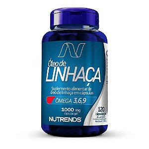 Óleo De Linhaça 1000Mg 120 Caps - Nutrends