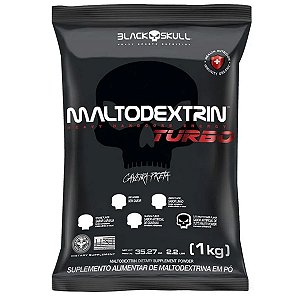 Maltodextrina Turbo Hardcore Energia Refil Tutti Frutti Power 1Kg - Black Skull