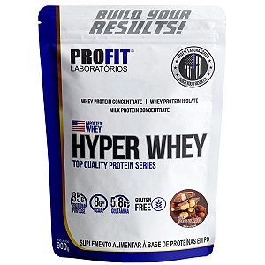 Hyper Whey Protein Isolado Concentrado Proteina Creme de Avela 900g - Profit