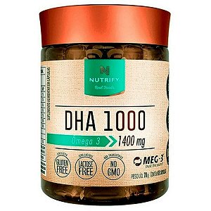 DHA 1000 EPA 400 Vegano Ultra Concentrado 60 Caps - Nutrify