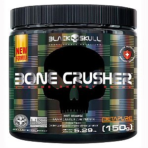 Pre Treino Bone Crusher Laranja com Pimenta 150g - Black Skull