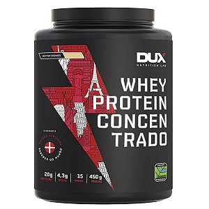 Whey Protein Concentrado 100% Proteína Butter Cookies 450g - Dux Nutrition