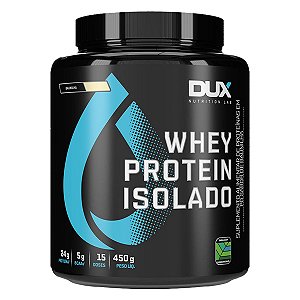 Whey Protein Isolado 100% Proteina Baunilha Pote 450g - Dux Nutrition