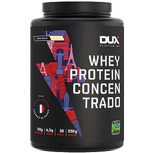 Whey Protein Concentrado 100% Proteina Creme Brulee 900g - Dux Nutrition