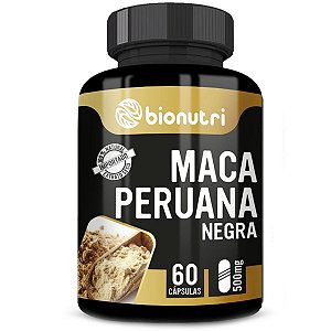 Maca Peruana Negra Premiun Lepidium Meyenii 60 Caps - Bionutri