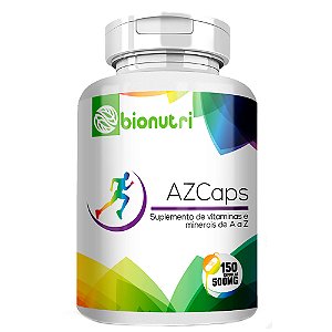 Multivitamínico de A-Z Polivitamínico 150 Caps 500 mg - Bionutri