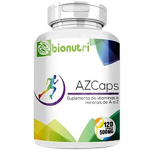 Multivitamínico de A-Z Polivitamínico 120 Caps 500 mg - Bionutri