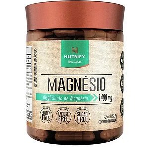 Magnesio Quelato Bisglicinato Vegano 60 caps - Nutrify