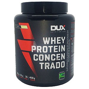 Whey Protein Concentrado 100% Proteína Baunilha 450g - Dux Nutrition