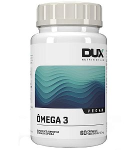 Omega 3 Vegano 100% Vegan Algas Marinhas 60 Caps - Dux Nutrition