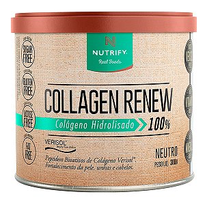 Colágeno Verisol Collagen Renew 100% Hidrolisado 300g Neutro - Nutrify