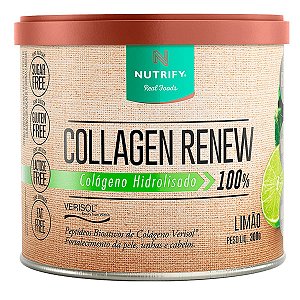 Colágeno Verisol Collagen Renew 100% Hidrolisado 300g Limão - Nutrify