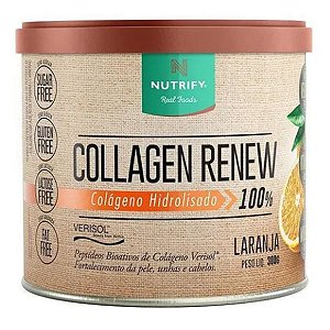 Colágeno Verisol Collagen Renew 100% Hidrolisado 300g Laranja - Nutrify