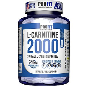 L Carnitina 2000 com Chromium Queimador de Gordura 120 Tablets - Profit
