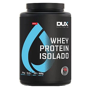 Whey Protein Isolado - 900g - Morango - Dux Nutrition