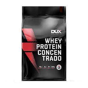 Whey Protein Concentrado - 1,8Kg - Morango - Dux Nutrition