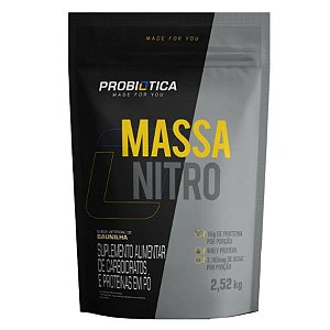 Massa Nitro Refil - 2,52Kg - Baunilha - Probiótica