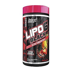 Lipo 6 Black Ultra Concentrado Em Pó 120G - Fruit Punch - Nutrex