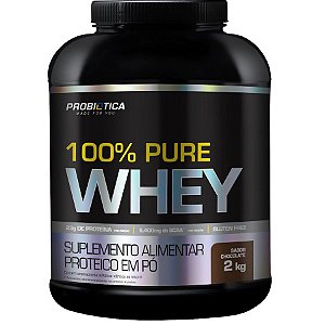 100% Pure Whey - 2kg - Chocolate - Probiótica