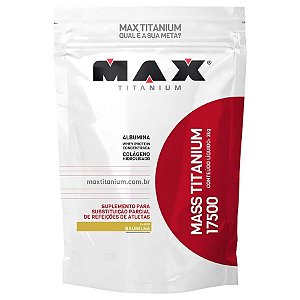 Mass Titanium Refil - 3kg - Baunilha - Max Titanium