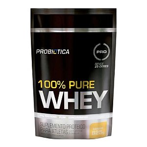100% Pure Whey Refil - 825gr - Baunilha - Probiótica