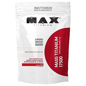 Mass Titanium Refil - 3kg - Morango - Max Titanium
