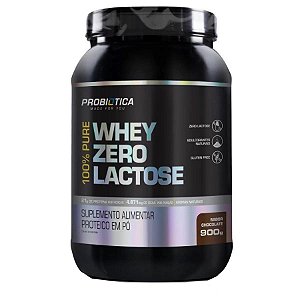 100% Pure Whey Zero Lactose - 900gr - Chocolate - Probiótica